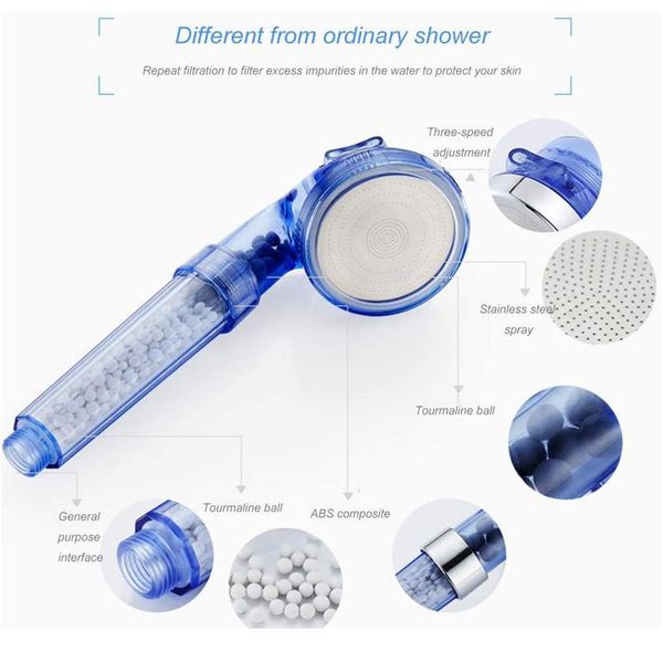 zhangji new arrival 3 modes adjustable bath spa shower head high pressure saving water bathroom anion filter showe jllbkx
zhangji new arrival 3 modes adjustable bath spa shower head high pressure saving water bathroom anion filter showe jllbkx