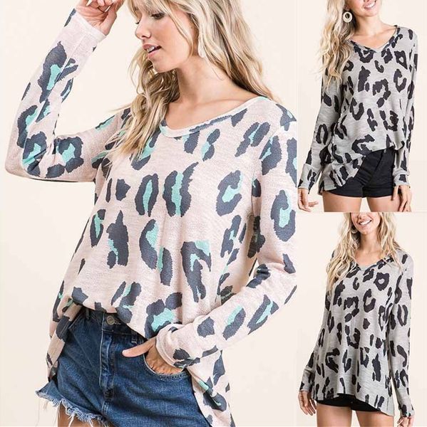 casual tee autumn winter women clothes fashion leopard print long sleeve v-neck t-shirt pullover blouses shirt s-3xl new cz1019c, White
casual tee autumn winter women clothes fashion leopard print long sleeve v-neck t-shirt pullover blouses shirt s-3xl new cz1019c, White