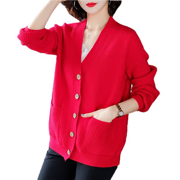 ladies cardigan new loose autumn with sleeves short women casual plus size 5xl decote sweater in v r310 iijm, White;black
ladies cardigan new loose autumn with sleeves short women casual plus size 5xl decote sweater in v r310 iijm, White;black