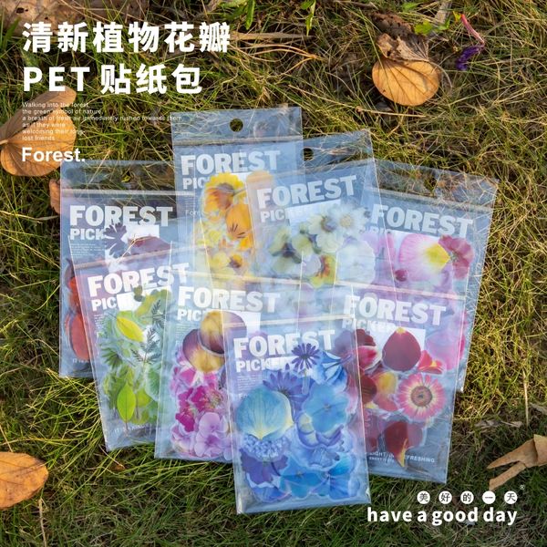 8 design natural daisy clover japanese word sticker transparent pet material flower leaf plant decoration sticker
8 design natural daisy clover japanese word sticker transparent pet material flower leaf plant decoration sticker
