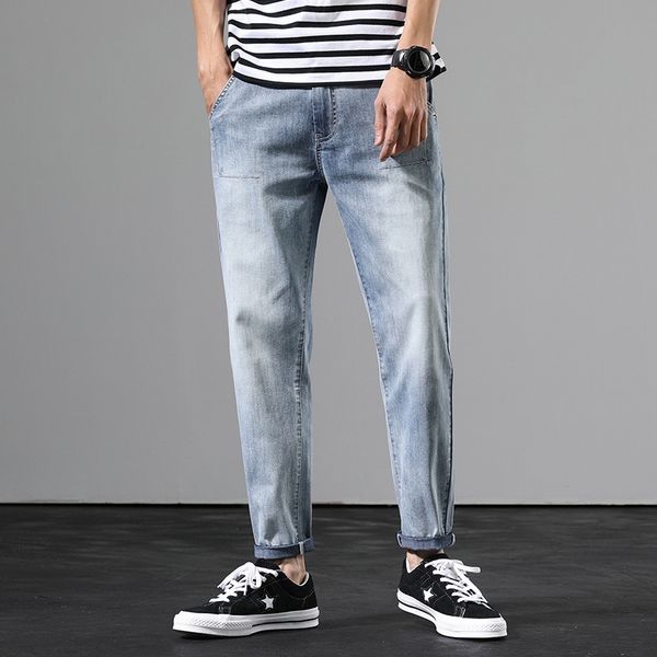 new jeans men bf men's cropped fashion capri pants fashion brand youth baggy straight pants men's versatile dad's capris w7id, Blue
new jeans men bf men's cropped fashion capri pants fashion brand youth baggy straight pants men's versatile dad's capris w7id, Blue
