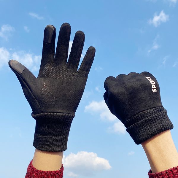 suede women' touch screen riding motorcycle plush warm thickened cold proof gloves for men' autumn and winter, Blue;gray
suede women' touch screen riding motorcycle plush warm thickened cold proof gloves for men' autumn and winter, Blue;gray