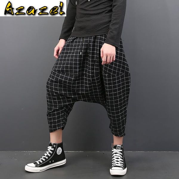 2020 autumn and winter new woolen men's casual pants black plaid crotch pants men fashion loose crotch harem tide
2020 autumn and winter new woolen men's casual pants black plaid crotch pants men fashion loose crotch harem tide