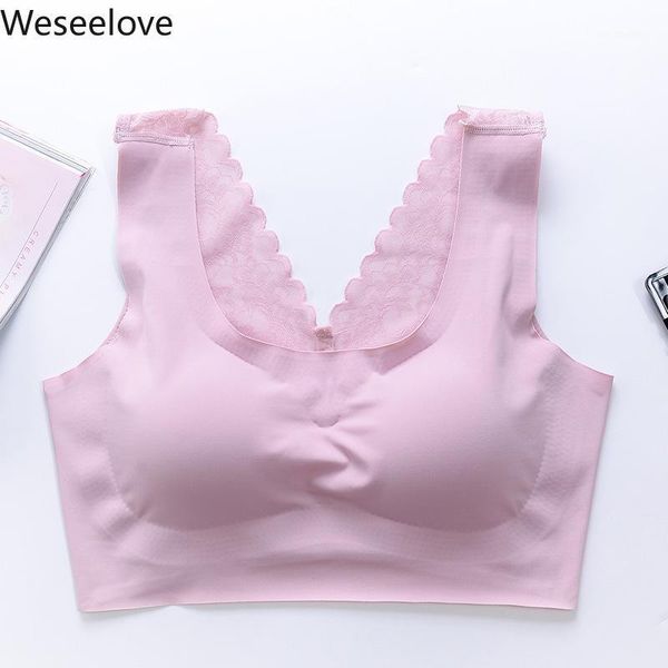 bras weseelove sleeping bra push up for women plus size lace beautiful back seamless sports soutien gorge femme m19-11, Red;black
bras weseelove sleeping bra push up for women plus size lace beautiful back seamless sports soutien gorge femme m19-11, Red;black