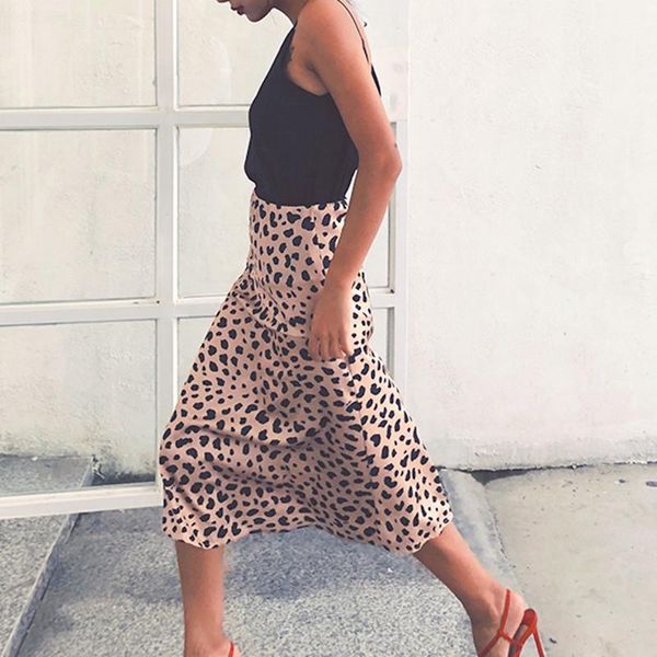 skirts fashion women leopard print high waist slim a-line medium-length skirt ladies casual evening party skirt*x, Black
skirts fashion women leopard print high waist slim a-line medium-length skirt ladies casual evening party skirt*x, Black