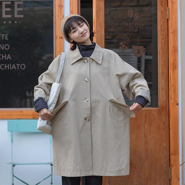2021 new winter fashion ladies coat casual women overcoat solid color elegant loose female outerwear, Tan;black
2021 new winter fashion ladies coat casual women overcoat solid color elegant loose female outerwear, Tan;black