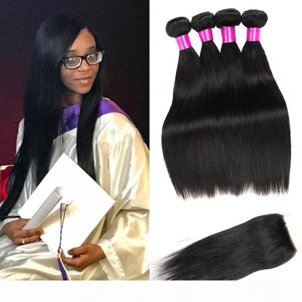 brazilian virgin human hair bundles with closure brazilian straight hair weaves with lace closure human hair weave, Black
brazilian virgin human hair bundles with closure brazilian straight hair weaves with lace closure human hair weave, Black