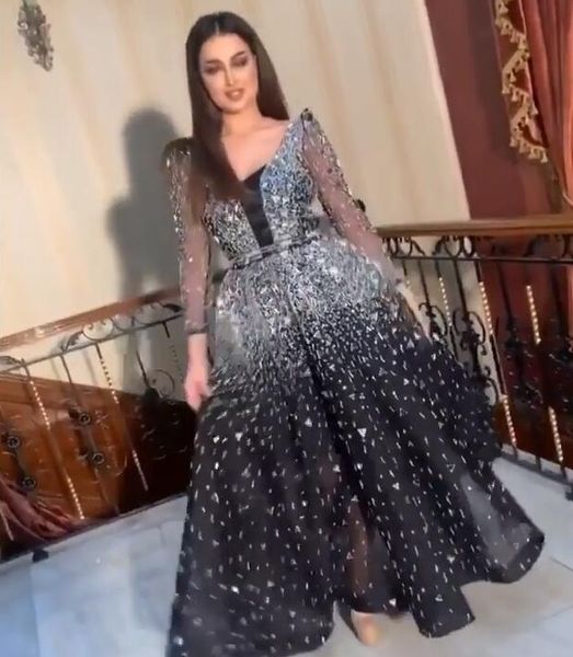 2021 luxury sparkle rhinestone prom dresses full sleeves beaded crystal a-line evening party gowns see thru formal dresses, Black;red
2021 luxury sparkle rhinestone prom dresses full sleeves beaded crystal a-line evening party gowns see thru formal dresses, Black;red