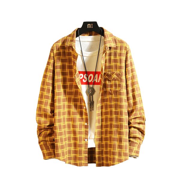 2021 new men's plaid cotton dress shirts male long sleeve slim fit business casual shirt plus size o1n4, White;black
2021 new men's plaid cotton dress shirts male long sleeve slim fit business casual shirt plus size o1n4, White;black