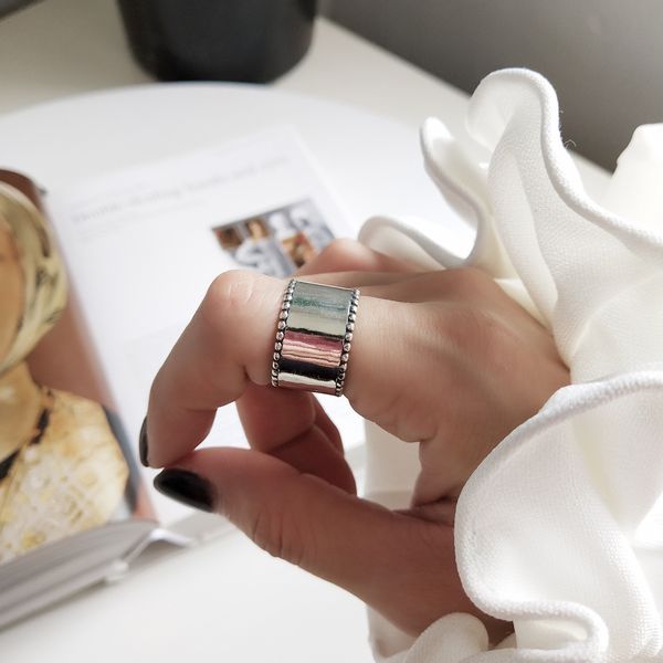 new minimalism 925 sterling silver handmade jewelry american antique silver smooth designer adjustable rings open rings gift for women
new minimalism 925 sterling silver handmade jewelry american antique silver smooth designer adjustable rings open rings gift for women