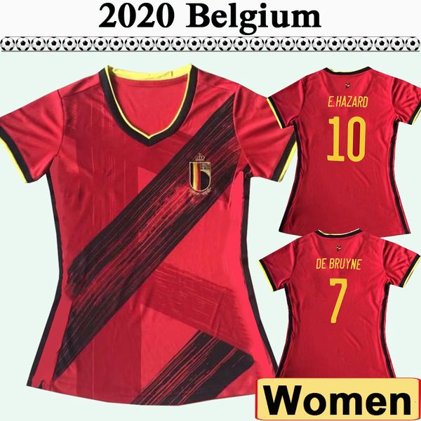 2020 belgium de bruyne kompany wome soccer jerseys e. hazard lukaku home red football shirts national team mertens fellaini lady uniforms, Black;yellow
2020 belgium de bruyne kompany wome soccer jerseys e. hazard lukaku home red football shirts national team mertens fellaini lady uniforms, Black;yellow