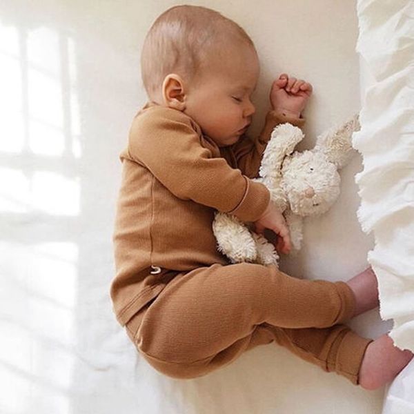 0-24m newborn kids baby boy girl clothing solid color pajamas pjs set cotton sleepwear nightwear cute clothes outfit home wear y200803, White
0-24m newborn kids baby boy girl clothing solid color pajamas pjs set cotton sleepwear nightwear cute clothes outfit home wear y200803, White