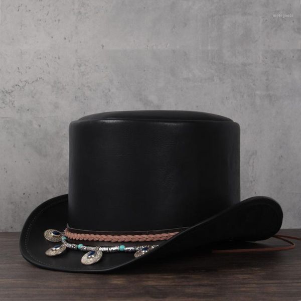 women men leather hat president traditional fedoras hat magician tassel cosplay party caps dropshiping 3size 13cm, Blue;gray
women men leather hat president traditional fedoras hat magician tassel cosplay party caps dropshiping 3size 13cm, Blue;gray