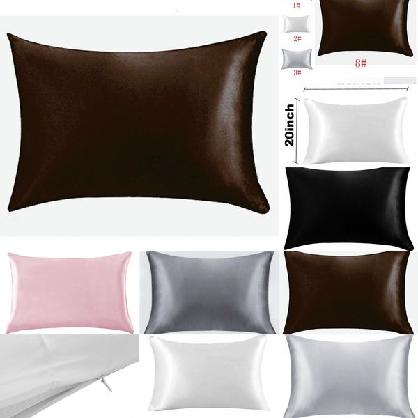 20*26inch satin pillowcase home multicolornew ice silk case zipper double face envelope bedding pillow cover 8 npv45
20*26inch satin pillowcase home multicolornew ice silk case zipper double face envelope bedding pillow cover 8 npv45
