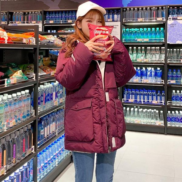 2020 new winter fashion parka cotton padded jacket women korean loose student winter coats thick coat women casual long outwear1, Black
2020 new winter fashion parka cotton padded jacket women korean loose student winter coats thick coat women casual long outwear1, Black