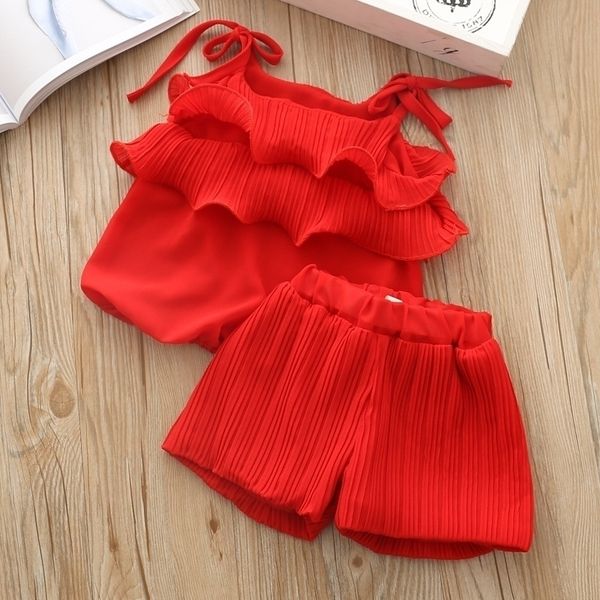 girls clothes sets summer tracksuit for girl baby fashion chiffon clothing set kids vest shorts suit strap cute 2 piece 3yrs y200525, White
girls clothes sets summer tracksuit for girl baby fashion chiffon clothing set kids vest shorts suit strap cute 2 piece 3yrs y200525, White