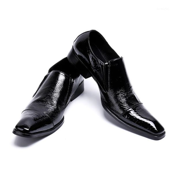 dress shoes men's square toe fashion black bright surface oxfords for men slip-on brand wedding1
dress shoes men's square toe fashion black bright surface oxfords for men slip-on brand wedding1
