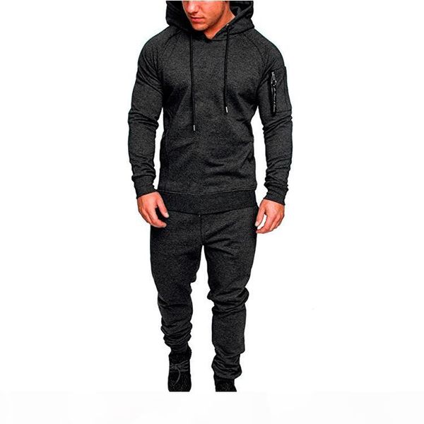 new sportwear mens camo zipper tracksuits solid spring male workout tracksuit hoodie pants suit sets men sweatsuits, Gray
new sportwear mens camo zipper tracksuits solid spring male workout tracksuit hoodie pants suit sets men sweatsuits, Gray