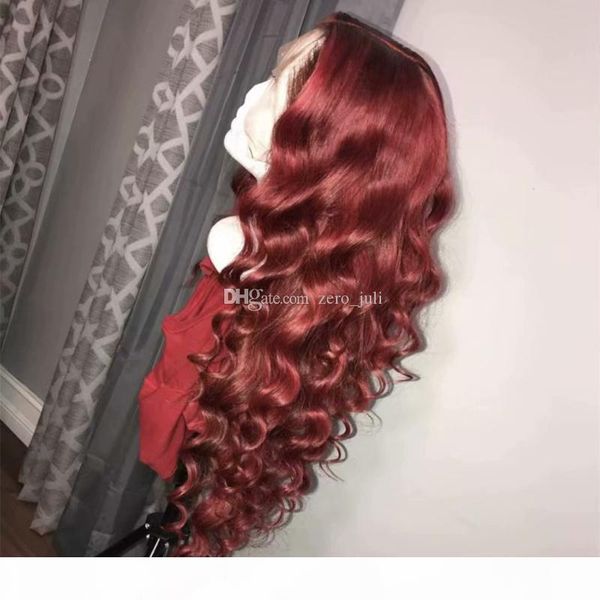 99j loose wavy human hair pure burgundy lace front wig for black women with natural hairline, Black;brown
99j loose wavy human hair pure burgundy lace front wig for black women with natural hairline, Black;brown