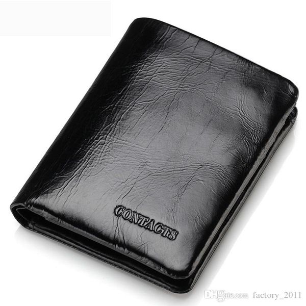 hbp 100% genuine leather oil wax men's wallet black short wallets for men portomonee male card holder carteira masculina money, Red;black 
hbp 100% genuine leather oil wax men's wallet black short wallets for men portomonee male card holder carteira masculina money, Red;black