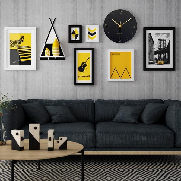 8 pcs/sets wood picture p frames with wall clock home decor vintage room wall painting art decoration wooden poster frame
8 pcs/sets wood picture p frames with wall clock home decor vintage room wall painting art decoration wooden poster frame