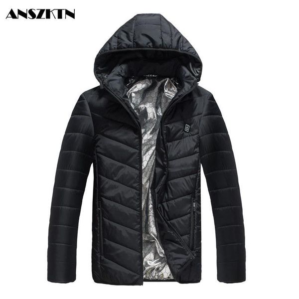 anszktn новый стиль мужчины с подогревом куртки вниз хлопка кемпинга coat usb электрический нагревательный с капюшоном куртки теплые зимние, Black
anszktn новый стиль мужчины с подогревом куртки вниз хлопка кемпинга coat usb электрический нагревательный с капюшоном куртки теплые зимние, Black