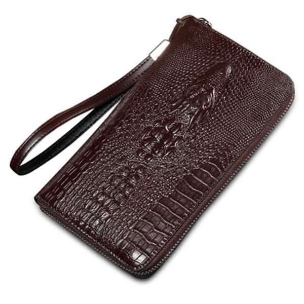 men brand design business vintage long wallet genuine cow leather crocodile pattern style male purse casual clutch hand bags, Red;black
men brand design business vintage long wallet genuine cow leather crocodile pattern style male purse casual clutch hand bags, Red;black