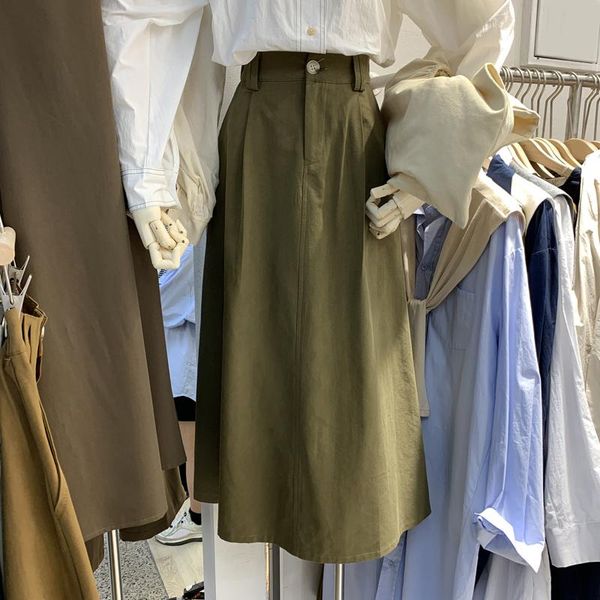 skirts in women's east gate of the korean ins early autumn fashion pure color cotton washing water tall waist a word show thin s, Black
skirts in women's east gate of the korean ins early autumn fashion pure color cotton washing water tall waist a word show thin s, Black