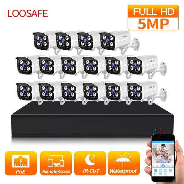wireless camera kits h.265 16ch 5mp poe nvr kit cctv systeem audio record ip ir outdoor p2p onvif waterproof security set
wireless camera kits h.265 16ch 5mp poe nvr kit cctv systeem audio record ip ir outdoor p2p onvif waterproof security set