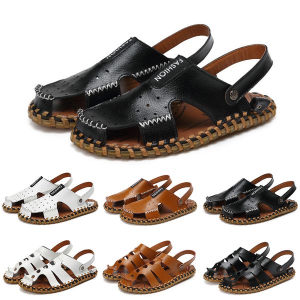non-brand men leather sandals black white brown outdoor sandy beach mens spring summer sandals walking size 39-45
non-brand men leather sandals black white brown outdoor sandy beach mens spring summer sandals walking size 39-45