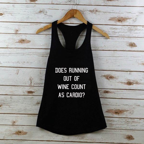 vest does running out of wine workout tank good letter summer fashion cotton funny casual sleeveless tee, White
vest does running out of wine workout tank good letter summer fashion cotton funny casual sleeveless tee, White
