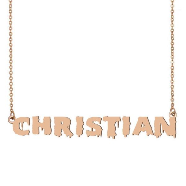 christian name necklace , cool bloody art name necklace for halloween and santa's day jewelry gift for kids boys girls1, Silver
christian name necklace , cool bloody art name necklace for halloween and santa's day jewelry gift for kids boys girls1, Silver