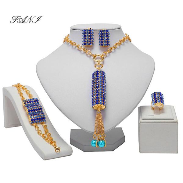 fani dubai gold colorful jewelry set women wedding accessories jewelry set brand fashion african beads wholesale, Silver
fani dubai gold colorful jewelry set women wedding accessories jewelry set brand fashion african beads wholesale, Silver