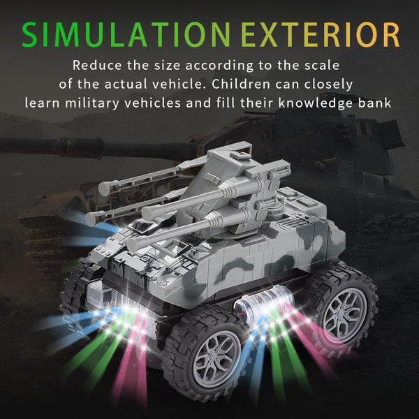 electric universal vehicle music colorful lights kid toy military shell assembly car toy for child gift
electric universal vehicle music colorful lights kid toy military shell assembly car toy for child gift