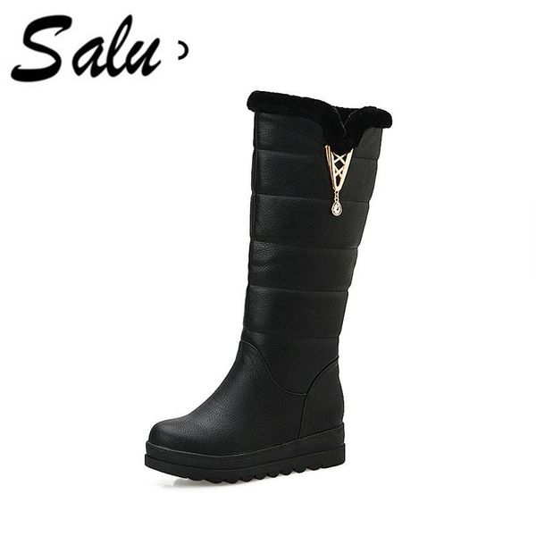 salu 2020 new warm snow boots women thick fur ladies mid calf boots tassel soft pu leather platform women's winter black
salu 2020 new warm snow boots women thick fur ladies mid calf boots tassel soft pu leather platform women's winter black