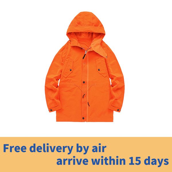 stone pirates 19ss spring and autumn thin men's hooded jacket simple style safari jacket ing, Black;brown 
stone pirates 19ss spring and autumn thin men's hooded jacket simple style safari jacket ing, Black;brown