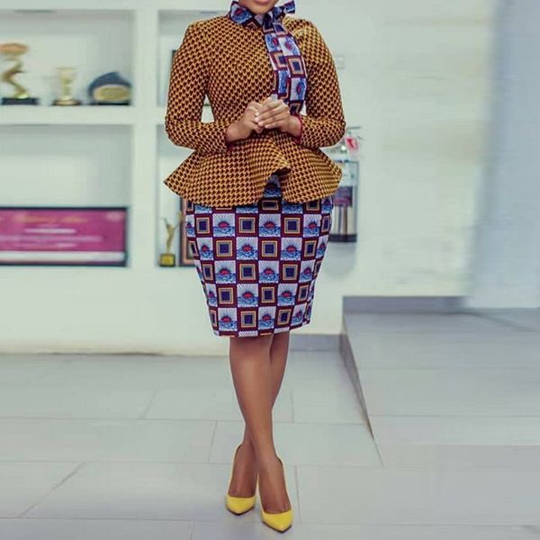 women summer suits plus size printed ruffle long sleeve blouse bodycon skirt elegant office lady autumn two pieces set outfits t200702, White
women summer suits plus size printed ruffle long sleeve blouse bodycon skirt elegant office lady autumn two pieces set outfits t200702, White
