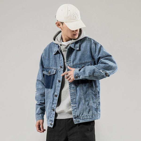 2021 New Quality Young Hit Color Denim Jacket Size Large Genuine Men's Clothing Adqb, Black;brown
2021 New Quality Young Hit Color Denim Jacket Size Large Genuine Men's Clothing Adqb, Black;brown