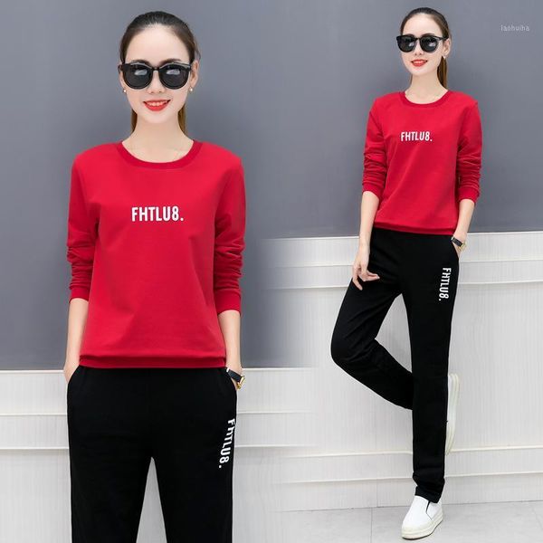 new cotton fashion student letter two piece 2019 women's korean casual sportswear suit 2019 women clothes spring autumn winte1, White 
new cotton fashion student letter two piece 2019 women's korean casual sportswear suit 2019 women clothes spring autumn winte1, White
