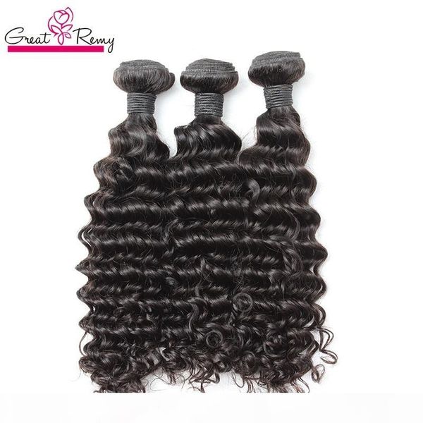 3pcs lot grade 7a deep wave brazilian human hair weave double weft unprocessed natural color remy virgin hair extensions greatremy sell, Black
3pcs lot grade 7a deep wave brazilian human hair weave double weft unprocessed natural color remy virgin hair extensions greatremy sell, Black
