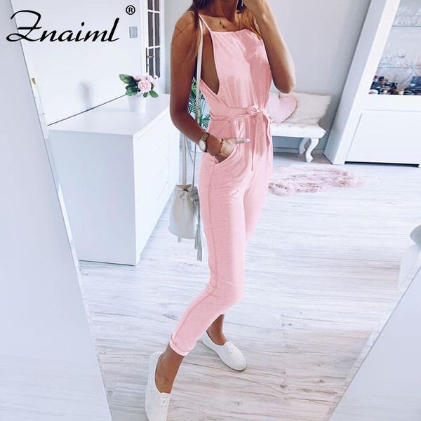 summer casual women jumpsuit for sling backless with sashes long pants jumpsuits female fashion solid pocket streetwear jumpsuit1, Black;white
summer casual women jumpsuit for sling backless with sashes long pants jumpsuits female fashion solid pocket streetwear jumpsuit1, Black;white