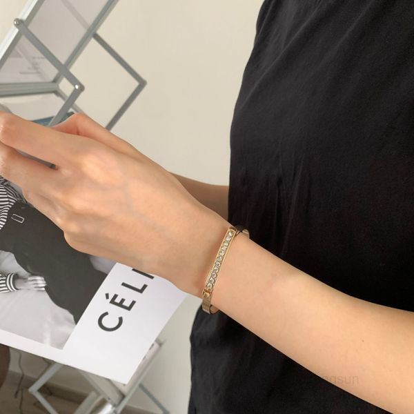 bracelet ins cool wind diamond bracelet personalized fashion adjustable size gold female, Black
bracelet ins cool wind diamond bracelet personalized fashion adjustable size gold female, Black