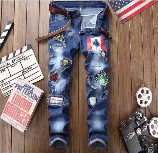 men's jeans autumn big size jeans men's washed print hole denim paint pants casual streight leg 29-38 cj1806 gicw, Blue
men's jeans autumn big size jeans men's washed print hole denim paint pants casual streight leg 29-38 cj1806 gicw, Blue