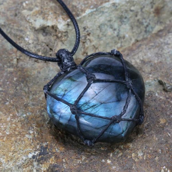 natural stone pendant wrap braid necklace heart shape labradorite necklace yoga macrame for men women energy, Silver
natural stone pendant wrap braid necklace heart shape labradorite necklace yoga macrame for men women energy, Silver