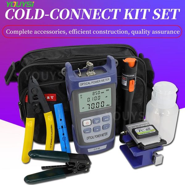 youysi ftth fiber optic tool kit fc-6s fiber cleaver optical power meter 5mw/10mw/20mw/30mw vfl
youysi ftth fiber optic tool kit fc-6s fiber cleaver optical power meter 5mw/10mw/20mw/30mw vfl