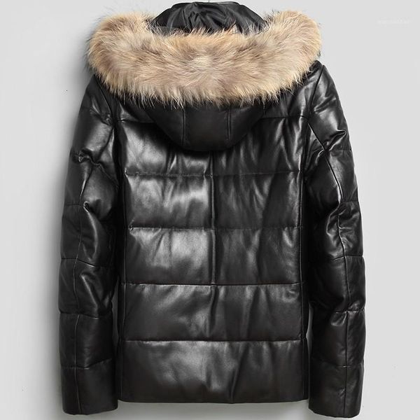 italy designer sheepskin genuine leather down jackets mens hooded fur collar plus size 4xl real leather coats man winter clothes1, Black
italy designer sheepskin genuine leather down jackets mens hooded fur collar plus size 4xl real leather coats man winter clothes1, Black