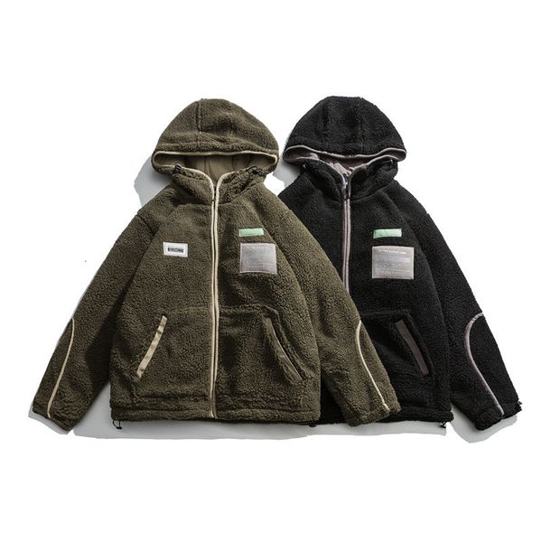 19 winter new japanese retro cotton men's wild simple warm cotton casual hooded jacket, Black
19 winter new japanese retro cotton men's wild simple warm cotton casual hooded jacket, Black