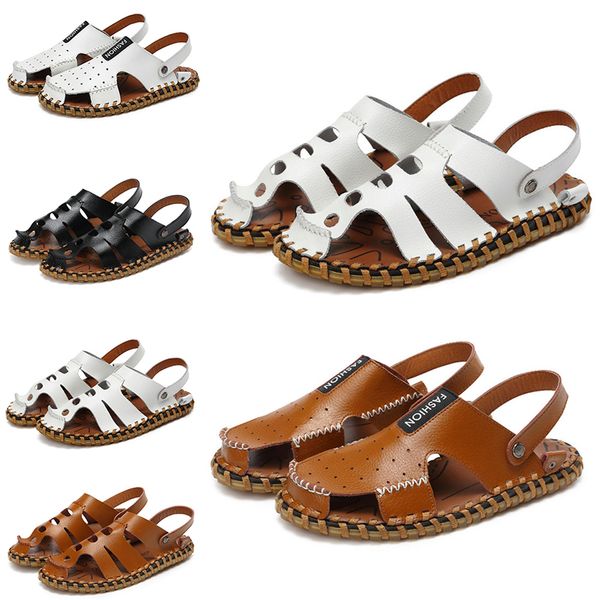 non-brand men leather sandals black white brown outdoor sandy beach mens fashion spring summer sandals walking size 39-45
non-brand men leather sandals black white brown outdoor sandy beach mens fashion spring summer sandals walking size 39-45