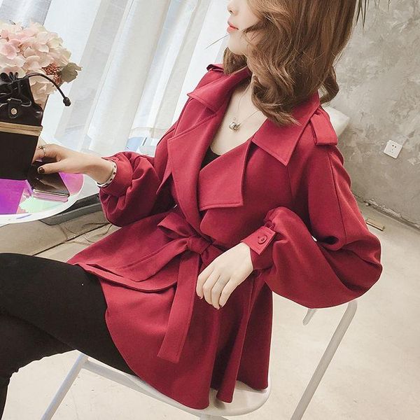women's trench coats jacket female korean version loose student autumn style short windbreaker thin coat western wild small trendy ins, Tan;black
women's trench coats jacket female korean version loose student autumn style short windbreaker thin coat western wild small trendy ins, Tan;black