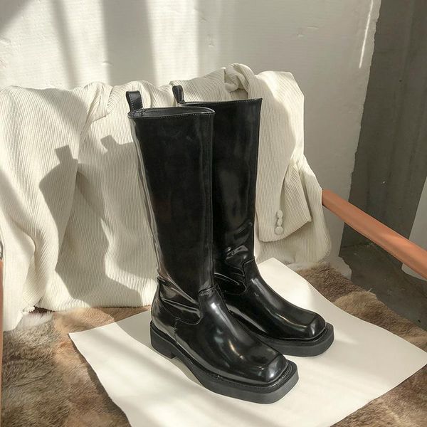 boots deat 2021 autumn and winter fashion casual square head thick heel black leather single shoes women long sg162
boots deat 2021 autumn and winter fashion casual square head thick heel black leather single shoes women long sg162